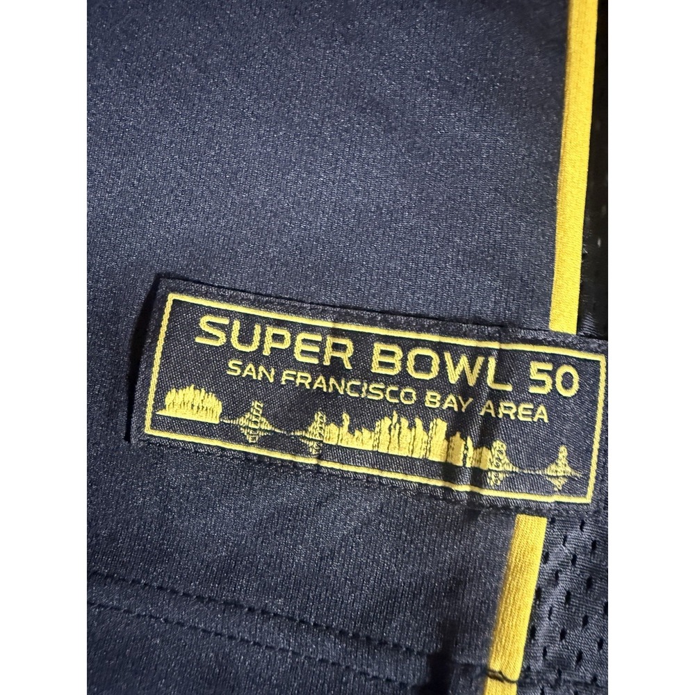 Super Bowl 50 Jersey Youth Small 7/8 Bay Area San Francisco NFL Black Girls - Picture 10 of 16